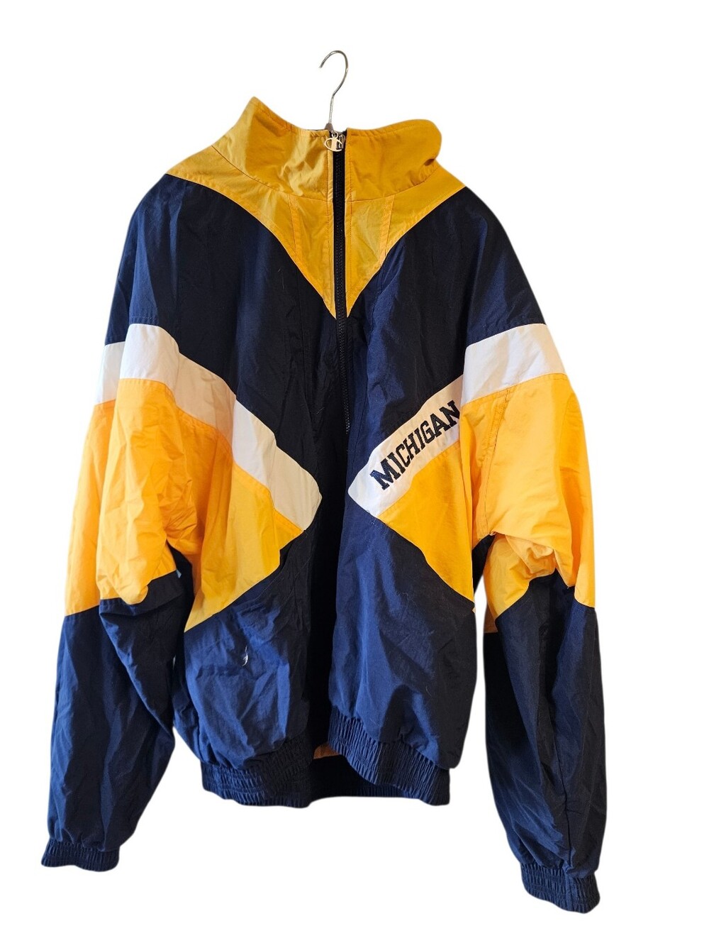 Vintage Champion University of Michigan Champion windbreaker Xxl 90s Colorblock